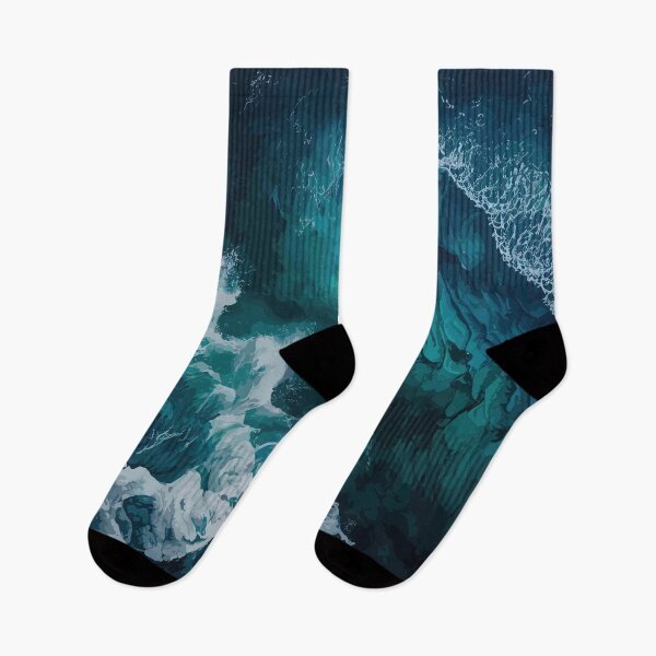 Item preview, The Blue Ocean Waves designed and sold by Vector Scout Lab.