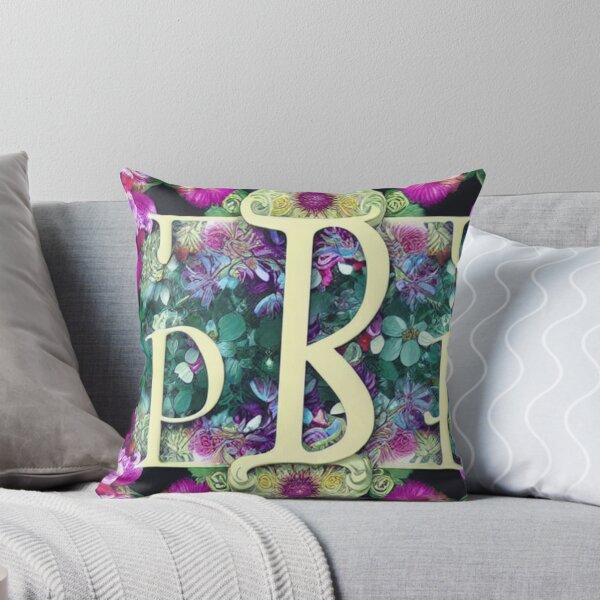 Artikelvorschau, Botanische Blumen Alphabet B-Muster Kunst für das neue Jahr entworfen und verkauft von Sparkdesigner2.