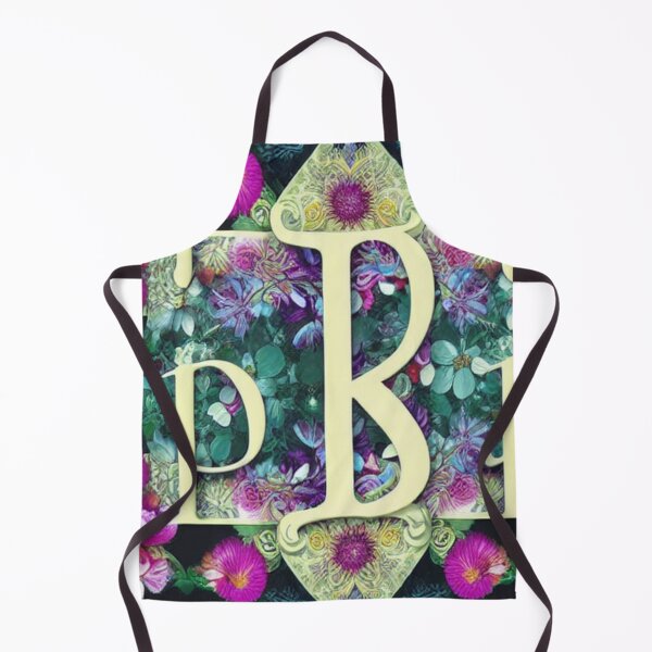 Artikelvorschau, Botanische Blumen Alphabet B-Muster Kunst für das neue Jahr entworfen und verkauft von Sparkdesigner2.
