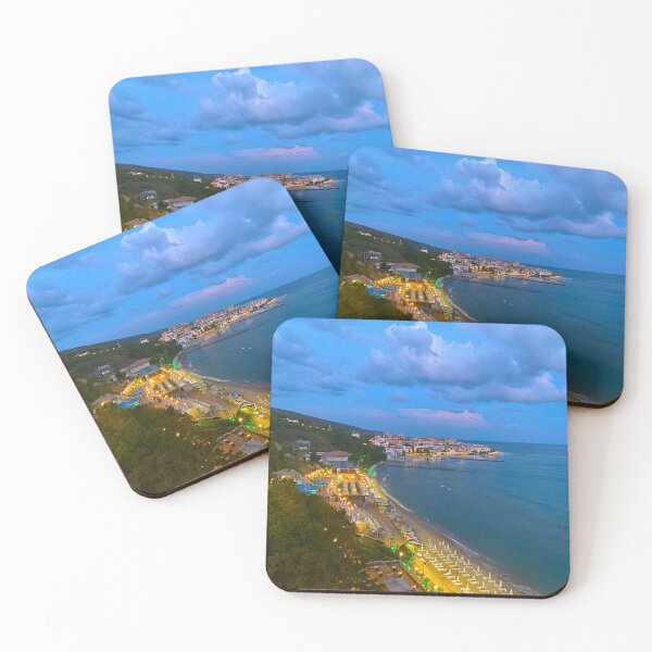 Item preview, night beach beauty shines bulgaria coastal designed and sold by PinkPandaDesign.