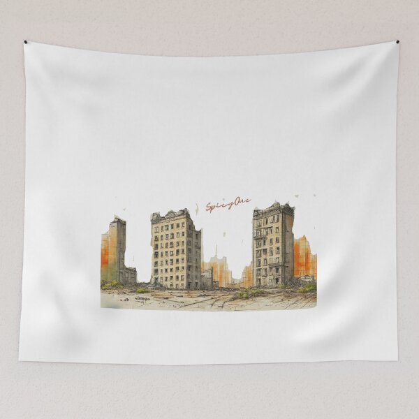 Item preview, Tall Building Design in Art designed and sold by SpicyOne.