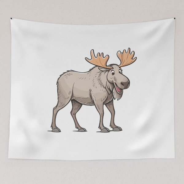 Item preview, Cheerful Moose designed and sold by Andreas M. Mueller.