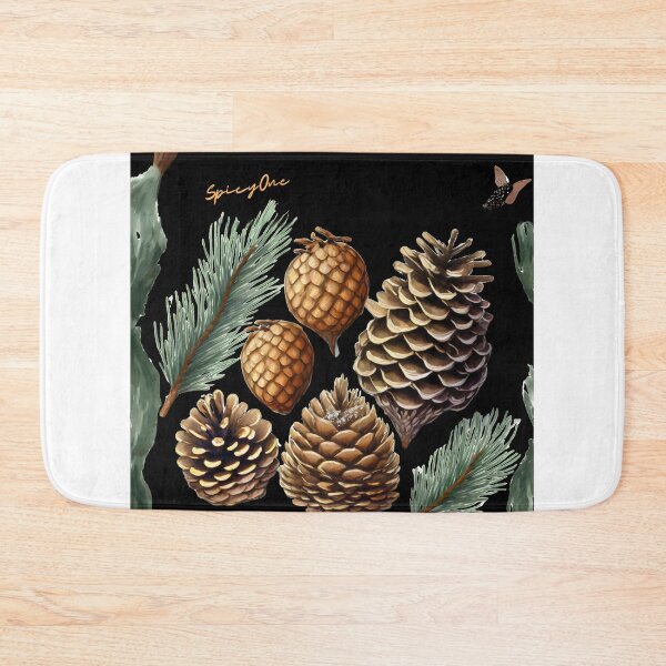 Item preview, pineapple with leaf and black background designed and sold by SpicyOne.
