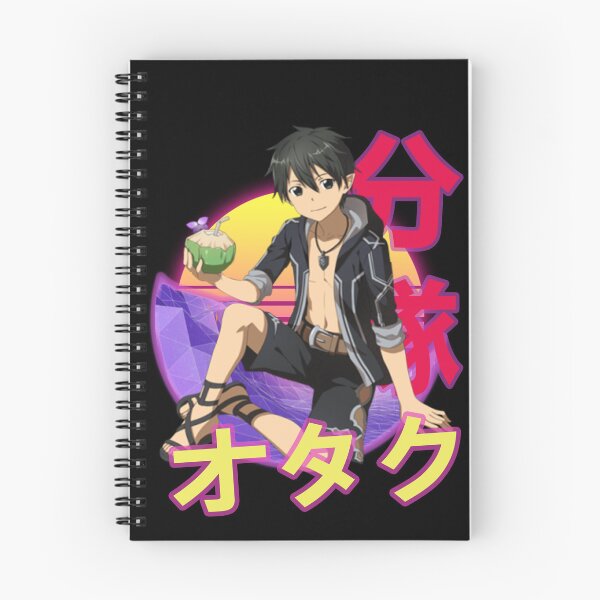 Item preview, Kazuto Kirigaya / Kirito Retro Sunset Design  designed and sold by Wafusaurus.