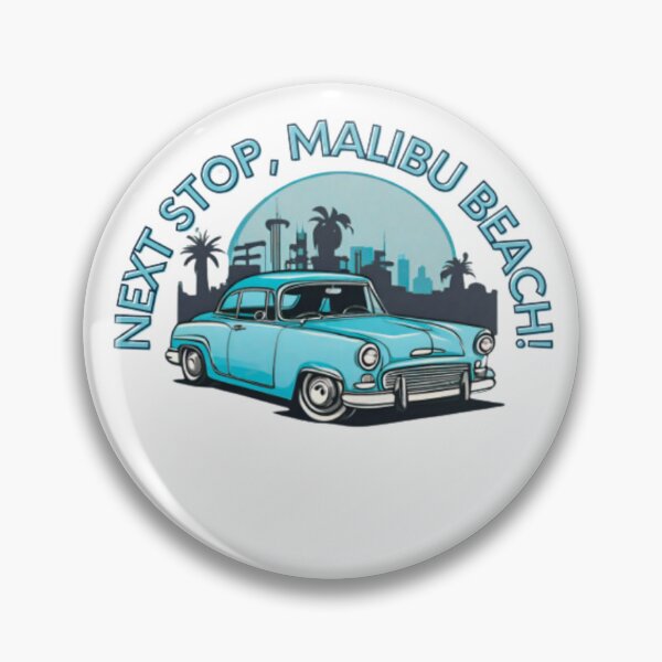 Item preview, Next Stop, Malibu Beach designed and sold by Raat-Ki-Rani.