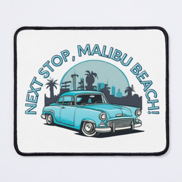 Item preview, Next Stop, Malibu Beach designed and sold by Raat-Ki-Rani.
