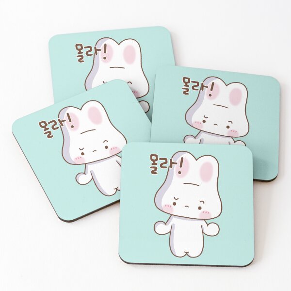 Item preview, Kawaii Bunny Saying “몰라!” - Adorable and Funny designed and sold by Kimchi-style-.