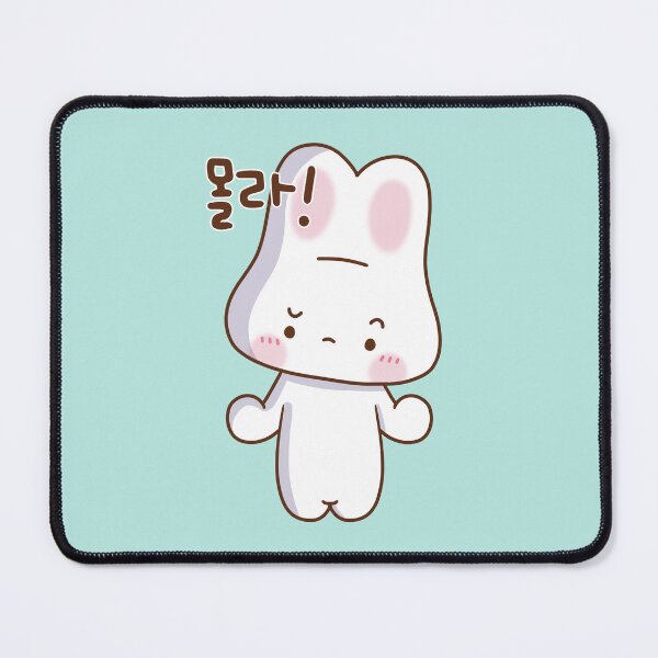 Item preview, Kawaii Bunny Saying “몰라!” - Adorable and Funny designed and sold by Kimchi-style-.