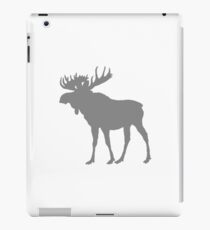 Moose: Grey iPad Case/Skin