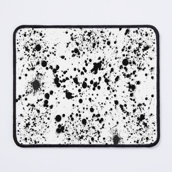 Item preview, Black and White Paint Splat Pattern designed and sold by KC Morcom.