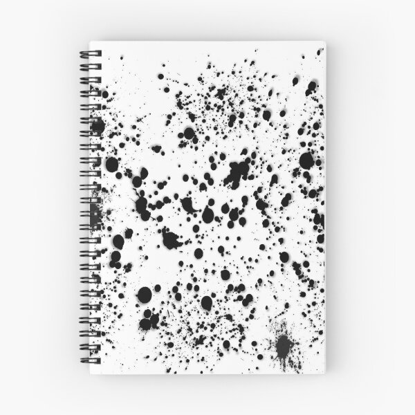 Item preview, Black and White Paint Splat Pattern designed and sold by KC Morcom.
