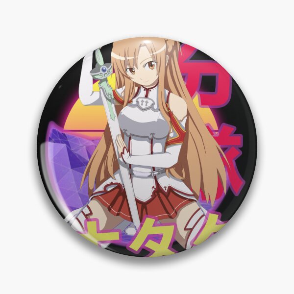 Item preview, Asuna Yuuki Retro Sunset Design  designed and sold by Wafusaurus.
