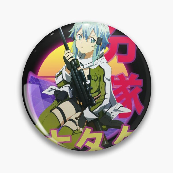 Item preview, Shino Asada / Sinon Retro Sunset Design  designed and sold by Wafusaurus.