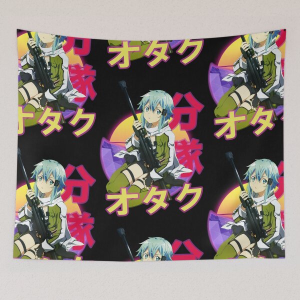 Item preview, Shino Asada / Sinon Retro Sunset Design  designed and sold by Wafusaurus.