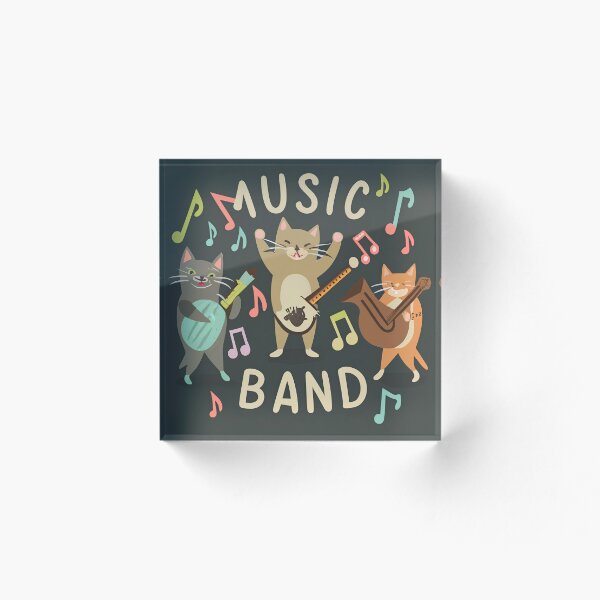 Aperçu de l'œuvre Chatons Musiciens Rigolos créée et vendue par yesmorrow.