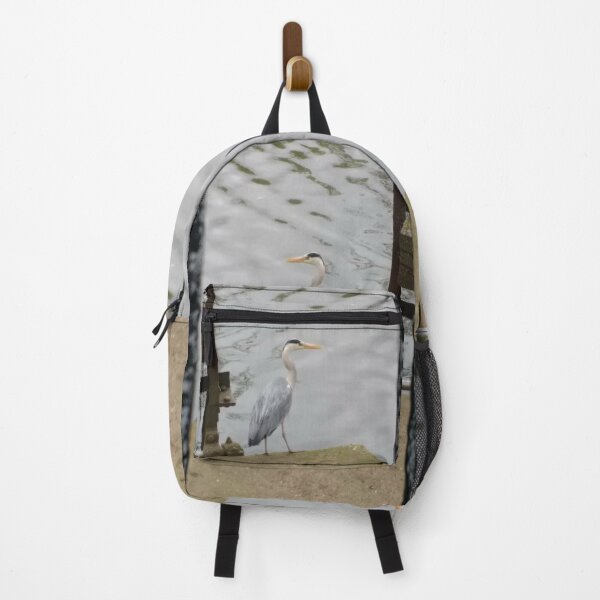 Item preview, #312 |☼| Grey Heron At The Pier (Jephson Gardens) designed and sold by Naean H.F. (Nez Man).