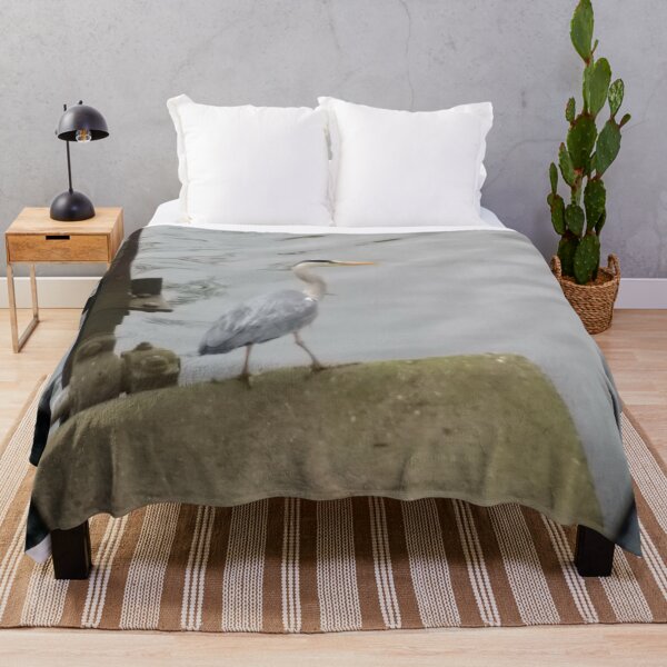 Item preview, #312 |☼| Grey Heron At The Pier (Jephson Gardens) designed and sold by Naean H.F. (Nez Man).