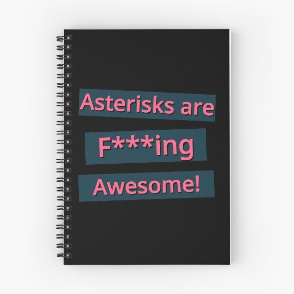 Item preview, Asterisks are F**king Awesome! Pink Design designed and sold by NicheteesStore.
