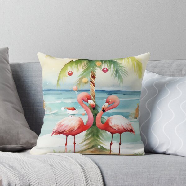 Item preview, Festive Flamingo Paradise designed and sold by cute-animals99.