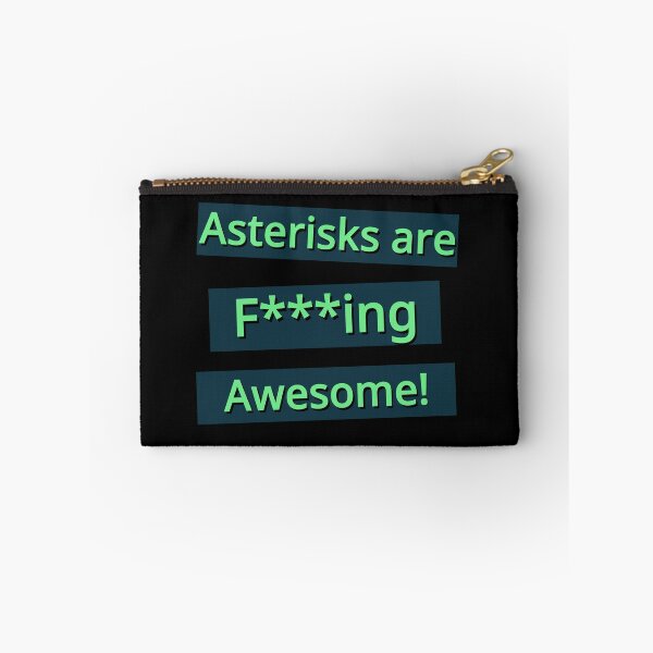 Item preview, Asterisks are F**king Awesome! Green Design designed and sold by NicheteesStore.