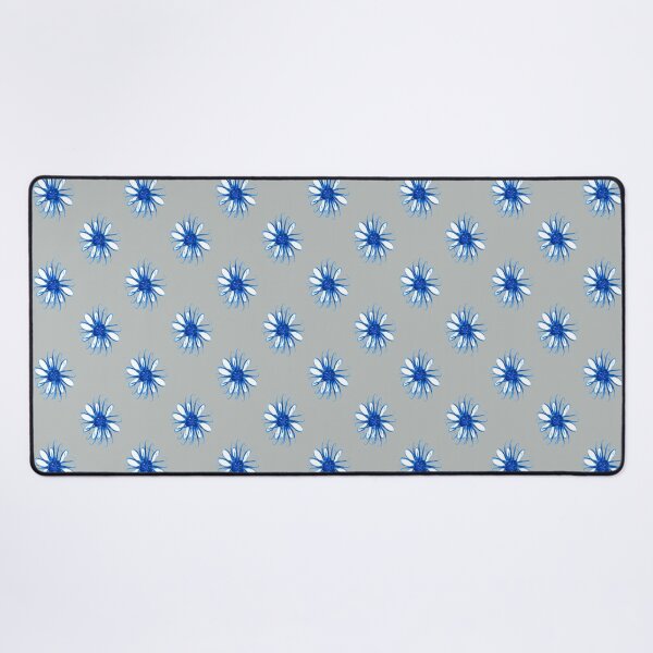Item preview, Blue Daisies on Grey Background designed and sold by SpeareCreations.