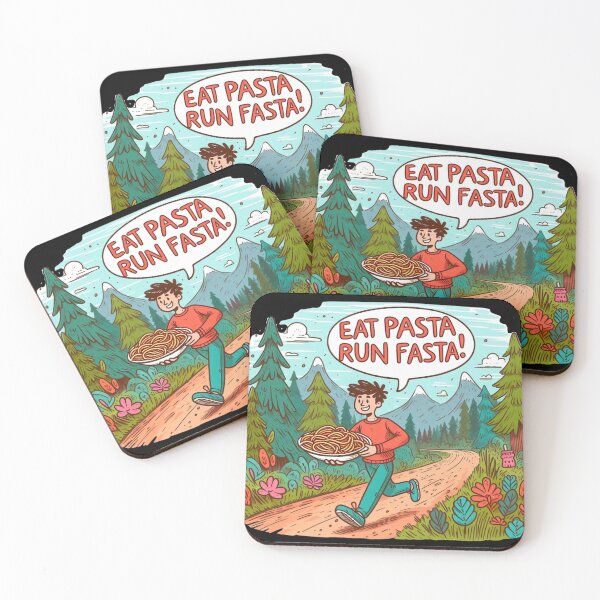 Item preview, Eat Pasta Run Fasta designed and sold by Azrora.