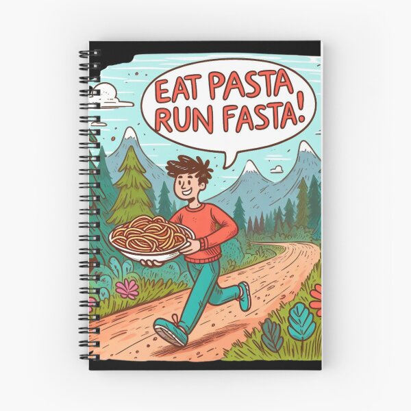 Item preview, Eat Pasta Run Fasta designed and sold by Azrora.