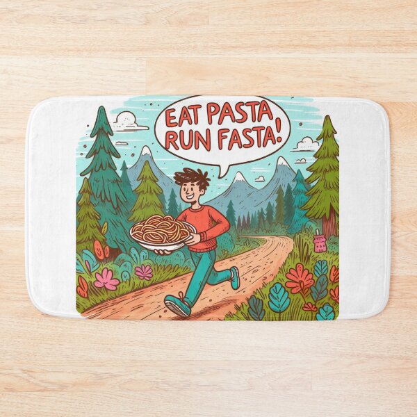 Item preview, Eat Pasta Run Fasta designed and sold by Azrora.