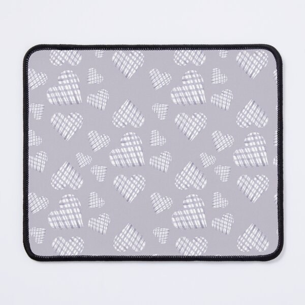Item preview, Grey Check Hearts designed and sold by SpeareCreations.