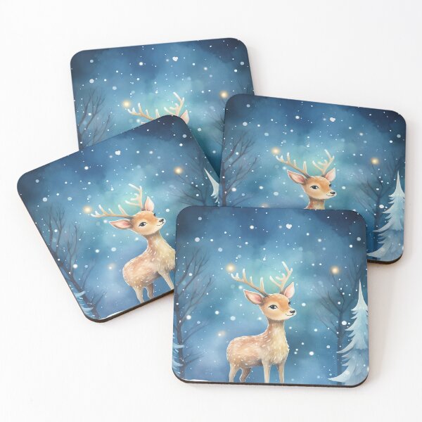 Item preview, Glowing Starlit Reindeer designed and sold by cute-animals99.
