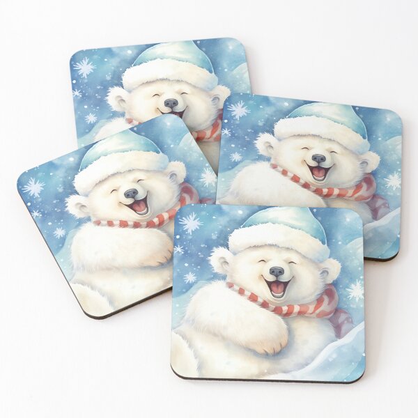 Item preview, Festive Arctic Frolic designed and sold by cute-animals99.