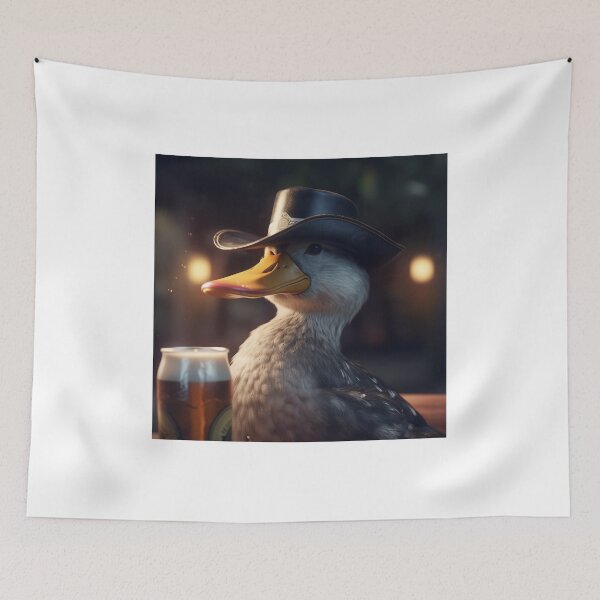 Item preview, Pato in uPato having a beer in a barn bar designed and sold by EdicionesJML.