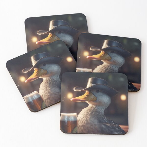 Item preview, Pato in uPato having a beer in a barn bar designed and sold by EdicionesJML.
