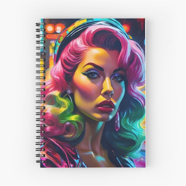 Item preview, Neon Portrait designed and sold by MatrixTattoo.