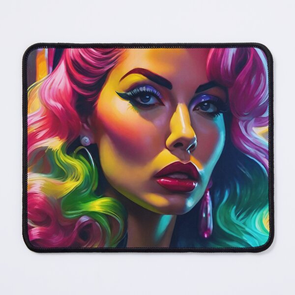 Item preview, Neon Portrait designed and sold by MatrixTattoo.