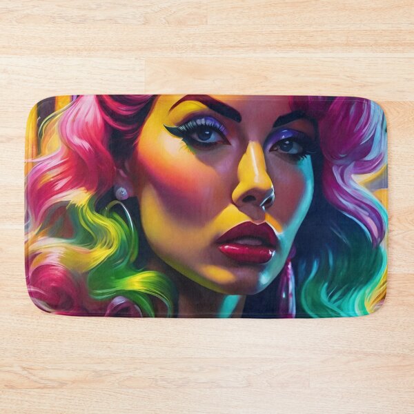 Item preview, Neon Portrait designed and sold by MatrixTattoo.