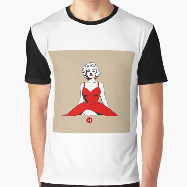 Item preview, Marilyn Monroe Red Dress Retro  designed and sold by AndreG1993.