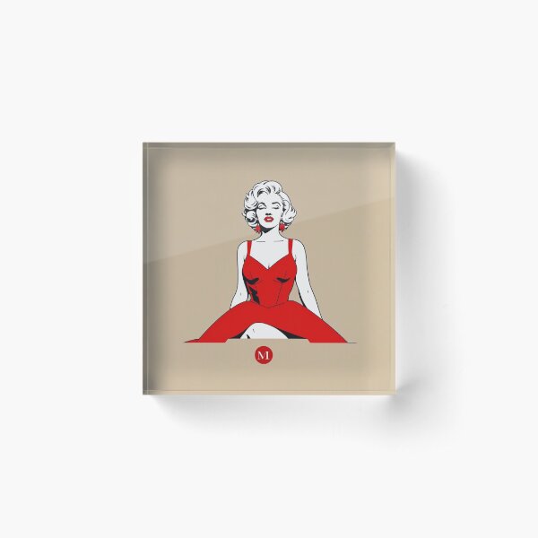 Item preview, Marilyn Monroe Red Dress Retro  designed and sold by AndreG1993.