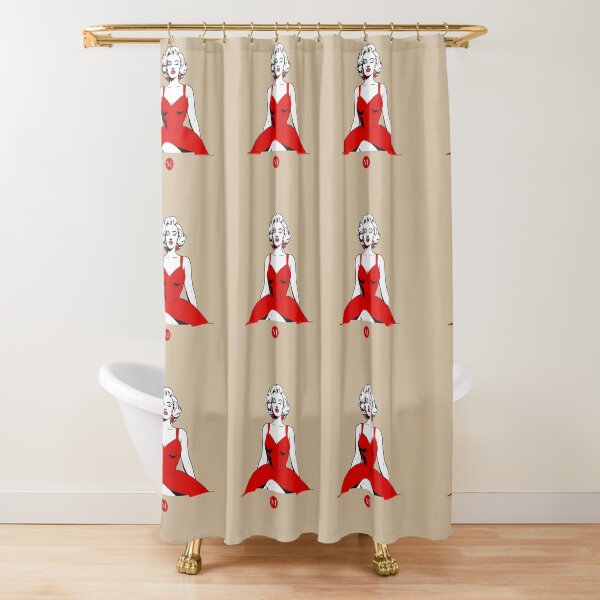 Item preview, Marilyn Monroe Red Dress Retro  designed and sold by AndreG1993.
