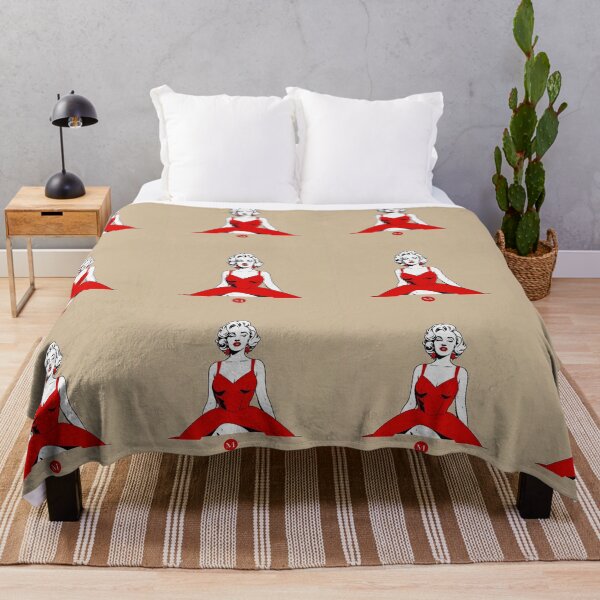 Item preview, Marilyn Monroe Red Dress Retro  designed and sold by AndreG1993.