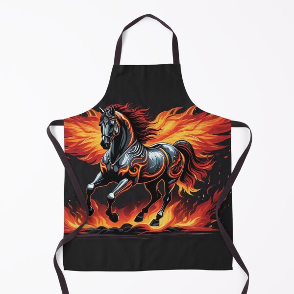 Item preview, Flame-Emblazoned Warhorse designed and sold by Sadia  Jannat.