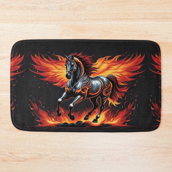 Item preview, Flame-Emblazoned Warhorse designed and sold by Sadia  Jannat.