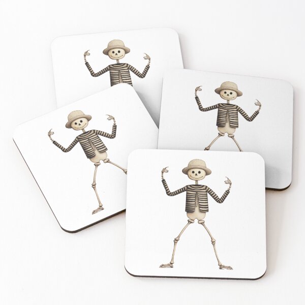 Item preview, preppy skeleton dancing designed and sold by IdeasDream.