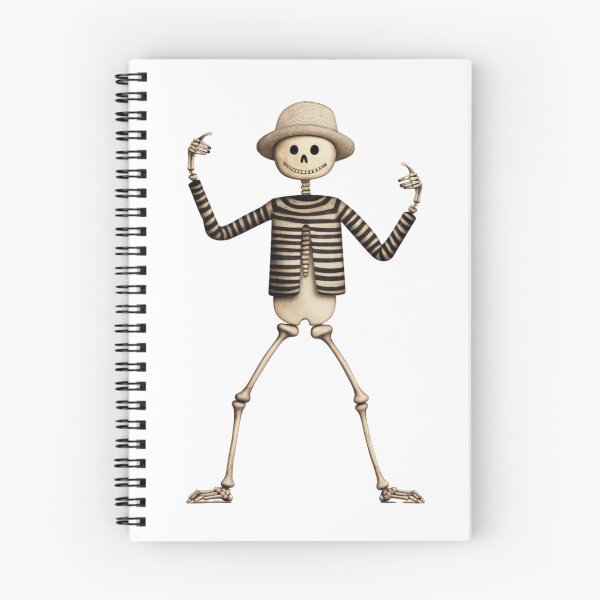 Item preview, preppy skeleton dancing designed and sold by IdeasDream.