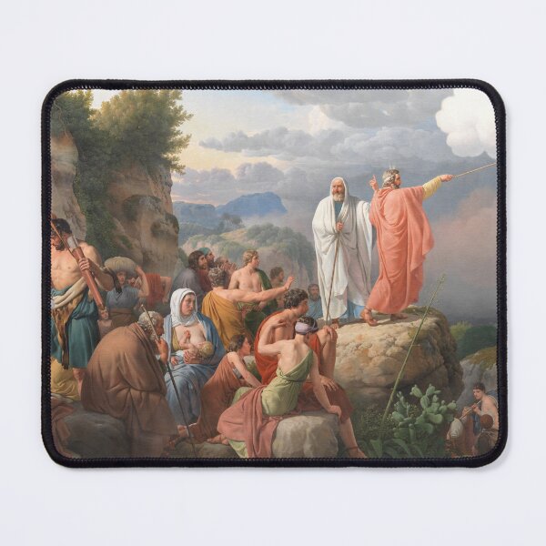 Item preview, Moses causes the Red Sea to return and Pharaoh's army is flooded by C.W. Eckersberg designed and sold by Suzana Djordjevic.
