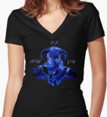 Fus Ro Dah!! Women's Fitted V-Neck T-Shirt
