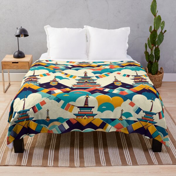 Item preview, Seamless Prayer Flags Motif Pattern designed and sold by CoussaZau.