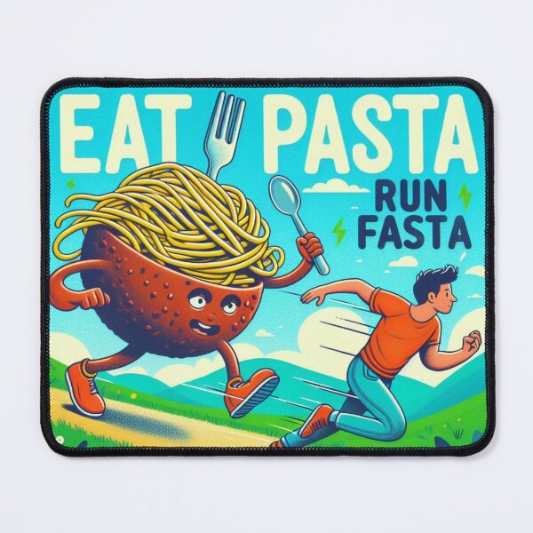 Item preview, Eat Pasta Run Fasta designed and sold by Azrora.