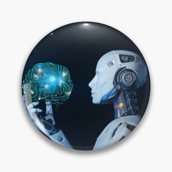 Item preview, AI vs human brain designed and sold by Omar-ArtAttack.