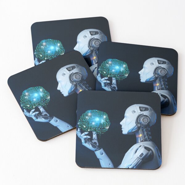 Item preview, AI vs human brain designed and sold by Omar-ArtAttack.